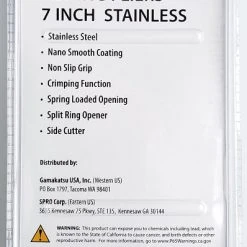 Gamakatsu / Spro Gamakatsu 7" Stainless Fishing Pliers P003 Knives And Tools 5 Gamakatsu / Spro Gamakatsu 7