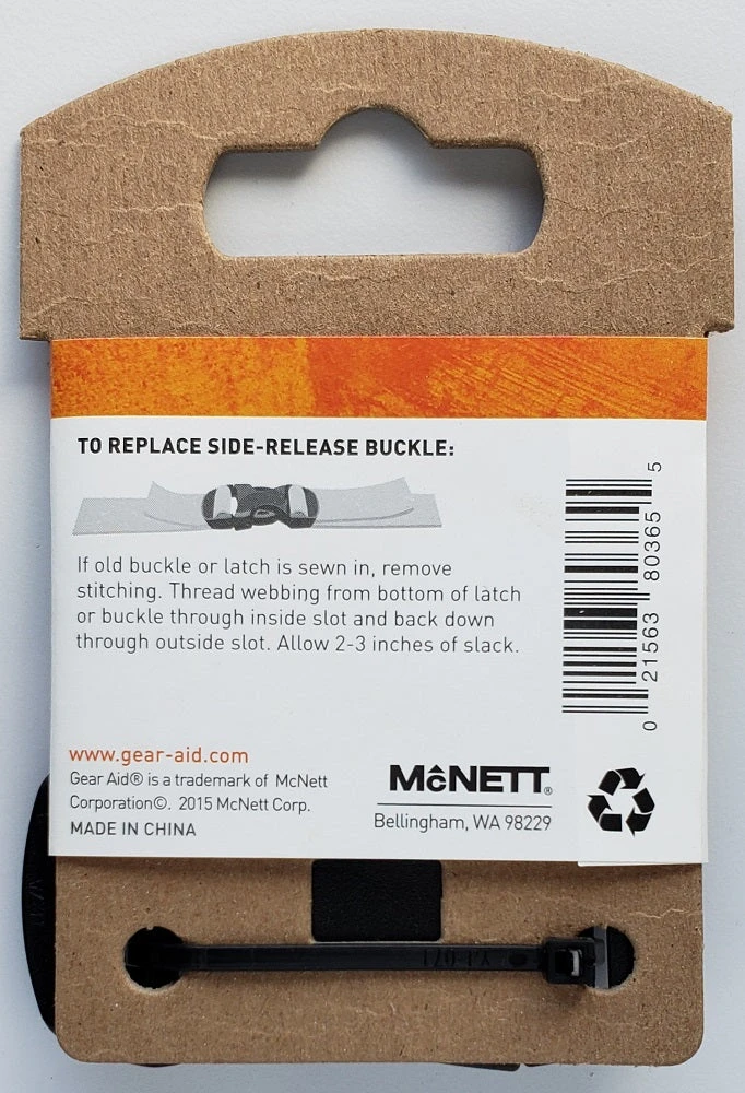 Gear Aid Dual-Adjust Buckle 1" 80365 5 Gear Aid Dual-Adjust Buckle 1" 80365