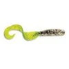 Lures & Bait Sea Striker Got-Cha Curltail Grub Smoke/Chartreuse 4" 20pk