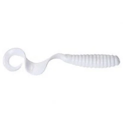 Sea Striker Got-Cha Curltail Grub White 8" 5pk Lures & Bait