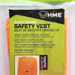 HME Blaze Youth Orange Safety Vest HME-VEST-OR-YTH Hunting