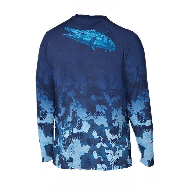 Huk Men's Refraction Fish Fade Pursuit L/S 471 Huk Men's Refraction Fish Fade Pursuit L/S 471