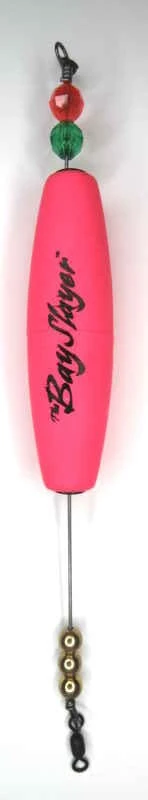 Floats & Corks Comal Bay Slayer Cigar Rattle Float 3" Pink 3 Floats & Corks Comal Bay Slayer Cigar Rattle Float 3" Pink