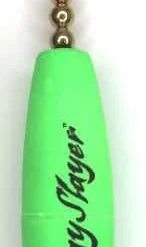 Comal Bay Slayer Cigar Rattle Float 3" Green