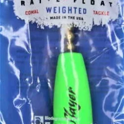 Comal Bay Slayer Cigar Rattle Float 3" Green