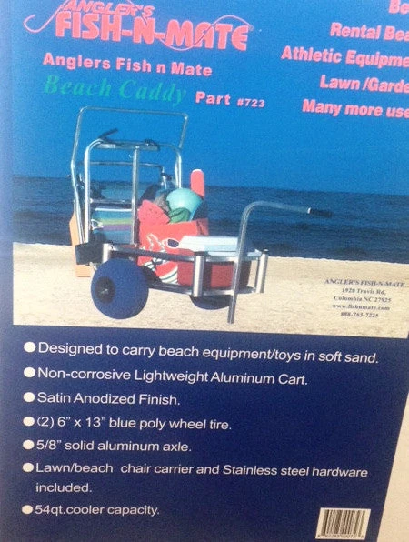 Angler's Fish-n-Mate Beach Caddy 723 Fishing Carts 4 Angler's Fish-n-Mate Beach Caddy 723 Fishing Carts