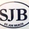Auto-Graphs St. Joe Beach Oval Decal