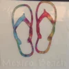 Auto-Graphs Mexico Beach Flip Flop Decal Decals