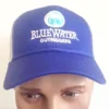 Bluewater Outriggers Men's Caps & Visors BWO Structured Mesh Back Logo Cap Blue