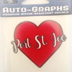 Auto-Graphs Port St Joe Small Heart Decal