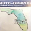 Auto-Graphs Pray Florida Small Decal Decals