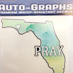 Auto-Graphs Pray Florida Small Decal Decals