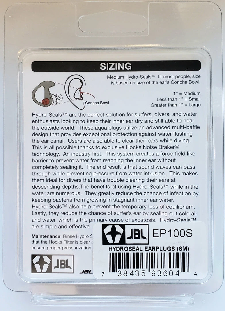 JBL Hydro Seals Aqua Plugs Beach & Pool 5 JBL Hydro Seals Aqua Plugs Beach & Pool
