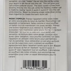 Game Calls Knight & Hale Flight Control Single Reed Duck Call KHW1008