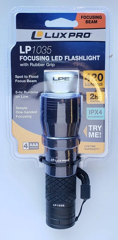 Fishing Accessories Lux-Pro LP1035 Focusing LED Flashlight 420 Lumens Fishing Accessories Lux-Pro LP1035 Focusing LED Flashlight 420 Lumens
