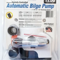 Marpac Digitally Controlled Automatic Bilge Pump 1250GPH 7-2212 Marine 5 Marpac Digitally Controlled Automatic Bilge Pump 1250GPH 7-2212 Marine