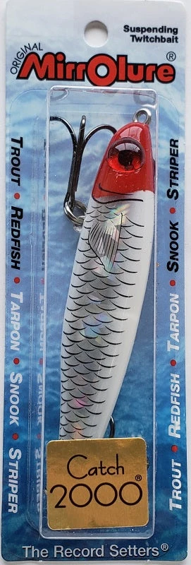 MirrOlure Catch 2000 Suspending Twitchbait S20MR-11 4 MirrOlure Catch 2000 Suspending Twitchbait S20MR-11