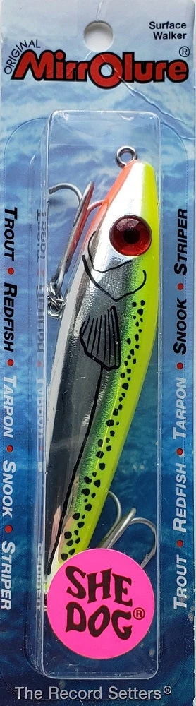 MirrOlure She Dog Surface Walker 83MR-CRCH Lures & Bait MirrOlure She Dog Surface Walker 83MR-CRCH Lures & Bait