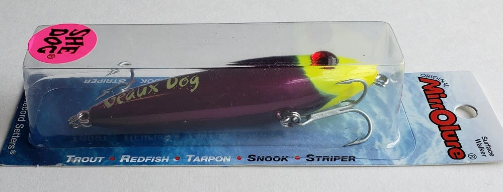 MirrOlure She Dog Surface Walker 83MR-GEAUX TIGER MirrOlure She Dog Surface Walker 83MR-GEAUX TIGER