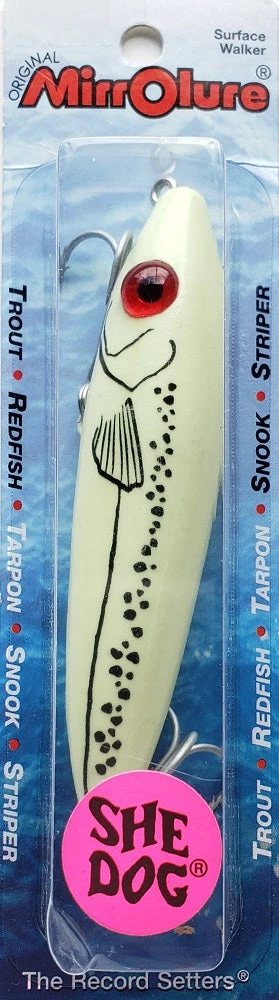 MirrOlure She Dog Surface Walker 83MR-GLOW MirrOlure She Dog Surface Walker 83MR-GLOW