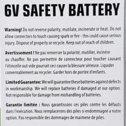 Moultrie 6-Volt Rechargable Safety Battery MFHP12406 Hunting