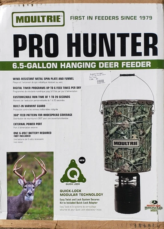 Moultrie Pro Hunter 6.5 Gal. Hanging Deer Feeder Hunting 3 Moultrie Pro Hunter 6.5 Gal. Hanging Deer Feeder Hunting
