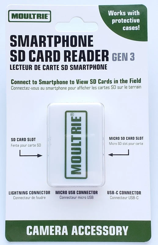 Moultrie Smartphone SD Card Reader Gen 3 MCA-13488 3 Moultrie Smartphone SD Card Reader Gen 3 MCA-13488