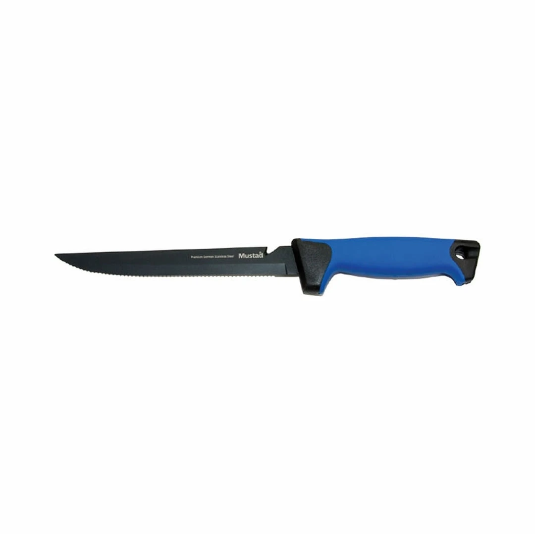 Mustad 8in Teflon Coated Serrated Knife Knives And Tools 4 Mustad 8in Teflon Coated Serrated Knife Knives And Tools
