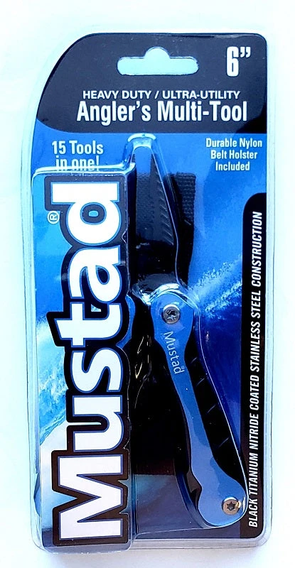 Mustad 6in Heavy Duty Ultra-Utility Angler's Multi-Tool 3 Mustad 6in Heavy Duty Ultra-Utility Angler's Multi-Tool