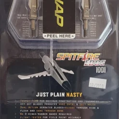 New Archery NAP Spitfire Edge Broadheads 100 Grains 3-Pack 60-892