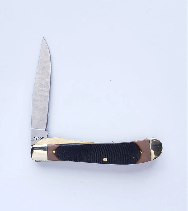 Old Timer Gunstock Trapper Single Blade Pocket Knife 194OT Old Timer Gunstock Trapper Single Blade Pocket Knife 194OT