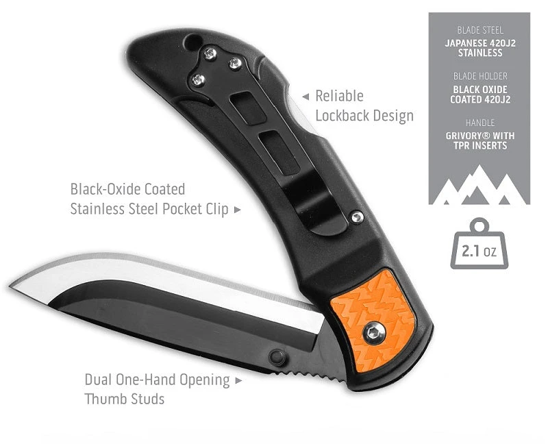Outdoor Edge Razor-Lite EDC Orange Knife Knives And Tools Outdoor Edge Razor-Lite EDC Orange Knife Knives And Tools