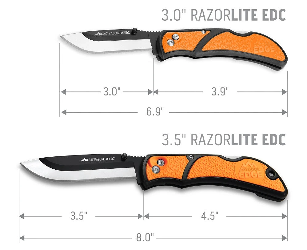 Outdoor Edge Razor-Lite EDC Orange Knife Knives And Tools Outdoor Edge Razor-Lite EDC Orange Knife Knives And Tools