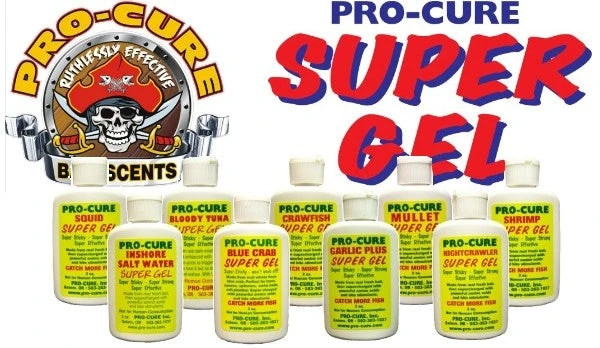 Lures & Bait Pro-Cure Super Gel 2oz Shrimp G2-SMP 6 Lures & Bait Pro-Cure Super Gel 2oz Shrimp G2-SMP