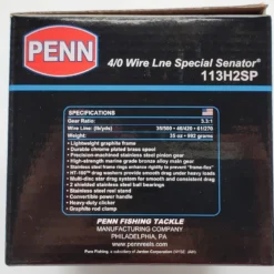 Reels Penn Special Senator Star Drag Reel 113H2SP 4/0 11 Reels Penn Special Senator Star Drag Reel 113H2SP 4/0