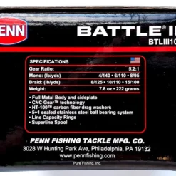 Reels Penn Battle III 1000 Spinning Reel BTLlll1000 13 Reels Penn Battle III 1000 Spinning Reel BTLlll1000