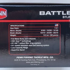 Penn Battle III 4000HS Spinning Reel Reels