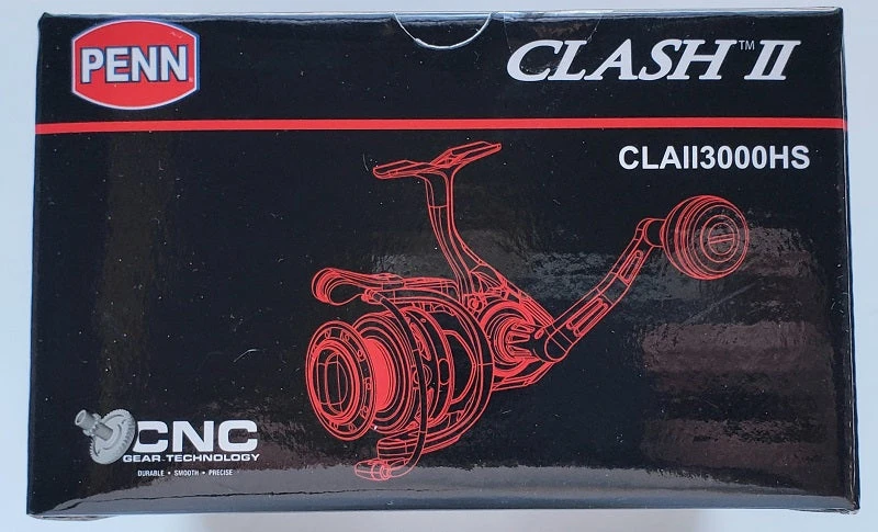 Penn Clash II 3000HS High Speed Spinning Reel Reels 8 Penn Clash II 3000HS High Speed Spinning Reel Reels