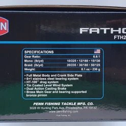 Penn Fathom Low Profile Baitcast Reel FTH200LPLH