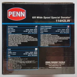 Reels Penn Special Senator 6/0 Wide Spool Reel 114H2LW 10 Reels Penn Special Senator 6/0 Wide Spool Reel 114H2LW