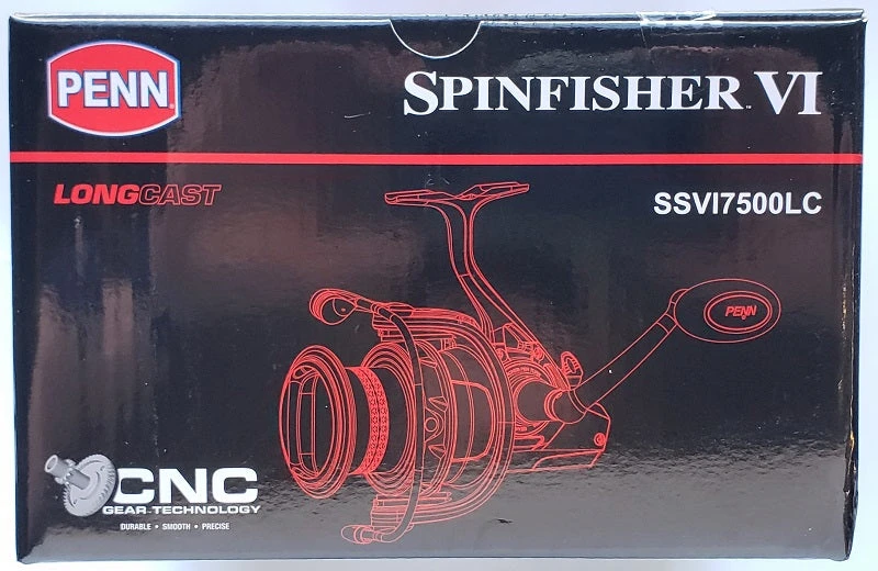 Penn Spinfisher VI 7500LC Spinning Reel 7 Penn Spinfisher VI 7500LC Spinning Reel