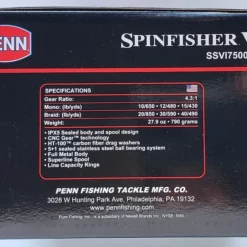 Penn Spinfisher VI 7500LC Spinning Reel 13 Penn Spinfisher VI 7500LC Spinning Reel
