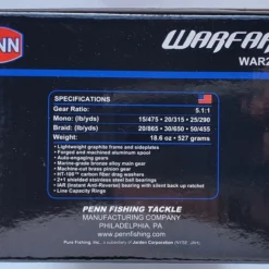 Penn Warfare Level Wind Reel WAR20LW Reels 11 Penn Warfare Level Wind Reel WAR20LW Reels