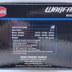 Reels Penn Warfare Level Wind Reel WAR15LW 11 Reels Penn Warfare Level Wind Reel WAR15LW