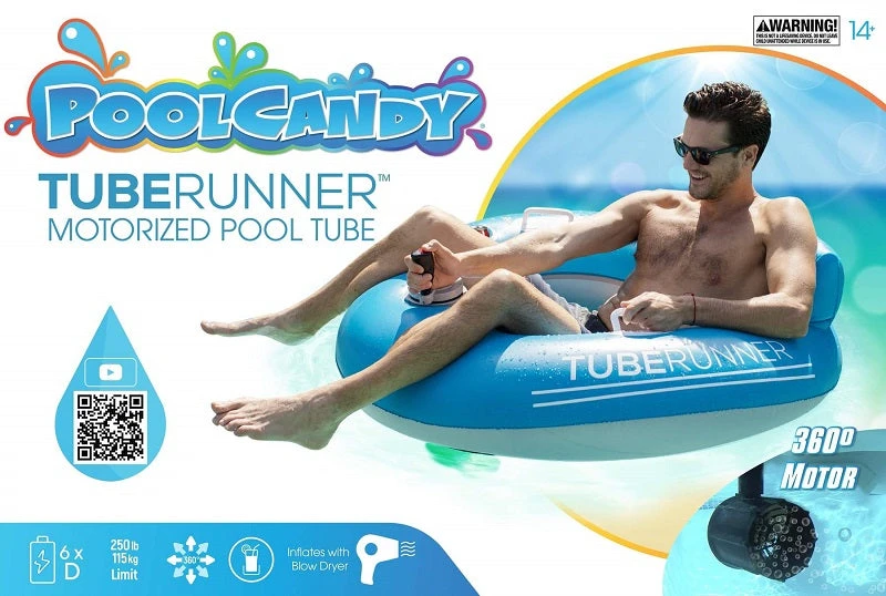 PoolCandy TubeRunner Motorized Jumbo Pool Tube PC3025TR PoolCandy TubeRunner Motorized Jumbo Pool Tube PC3025TR