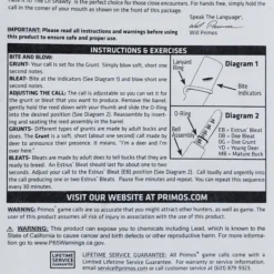 Primos Lil' Shawty™ 5-in-1 Hands-Free Buck And Doe Call 00757 Game Calls
