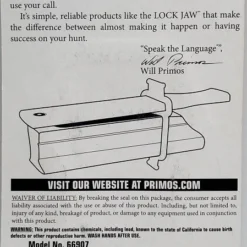 Primos Lock Jaw Box Call Silencer 66907 Game Calls 10 Primos Lock Jaw Box Call Silencer 66907 Game Calls