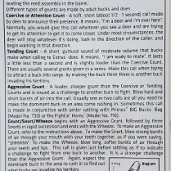 Game Calls Primos Still Grunter Deer Call 708 9 Game Calls Primos Still Grunter Deer Call 708