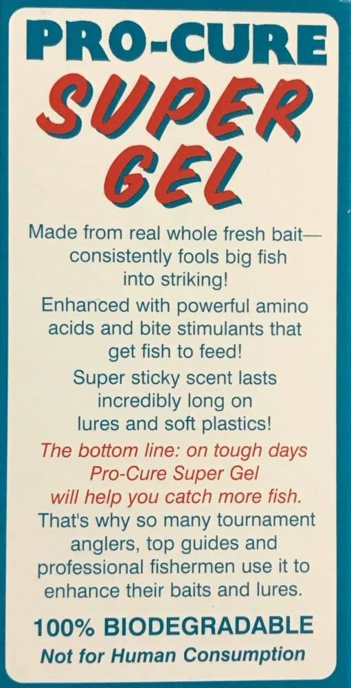 Lures & Bait Pro-Cure Super Gel 2oz Shrimp G2-SMP 5 Lures & Bait Pro-Cure Super Gel 2oz Shrimp G2-SMP