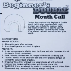 Quaker Boy Beginner's Double Mouth Call 11100